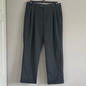 Alan Flusser Dress Pants Men’s, Waist 36/Length 30, Dark Gray